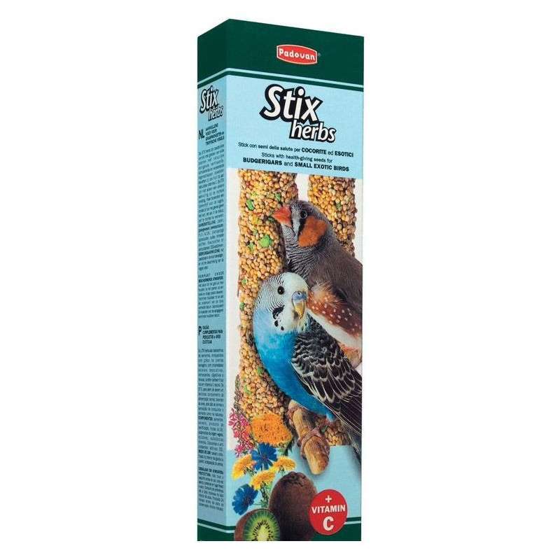 Padovan (Падован) Stix herbs cocorite - Лакомство на палочке для птиц - Фото 4