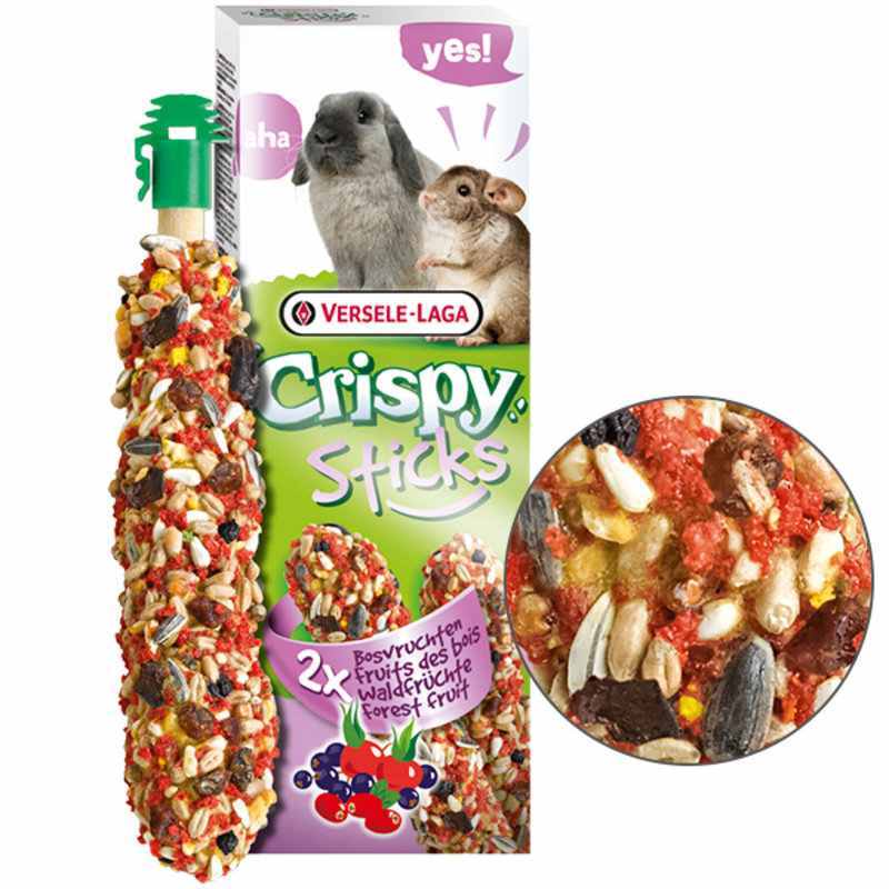 Versele-Laga (Верселе-Лага) Crispy Sticks Forest Fruit - Ласощі "Лісові фрукти" для декоративних кроликів і шиншил (2х55 г) в E-ZOO