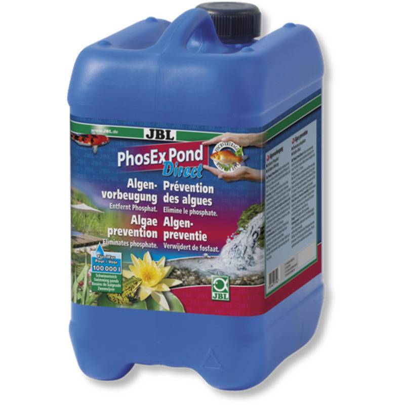 JBL (ДжиБиЭль) PhosEx Pond Direct - Средство для устранения фосфатов из прудовой воды (250 мл) в E-ZOO