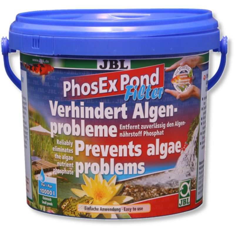 JBL (ДжіБіЕль) PhosEx Pond Filter - Наповнювач для усунення фосфатів з ставкової води (500 г) в E-ZOO