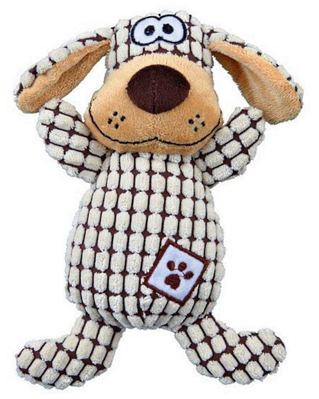 Trixie (Тріксі) Dog Plush Toy - М'яка іграшка для собак Собака в клітинку без пищалки (26 см) в E-ZOO