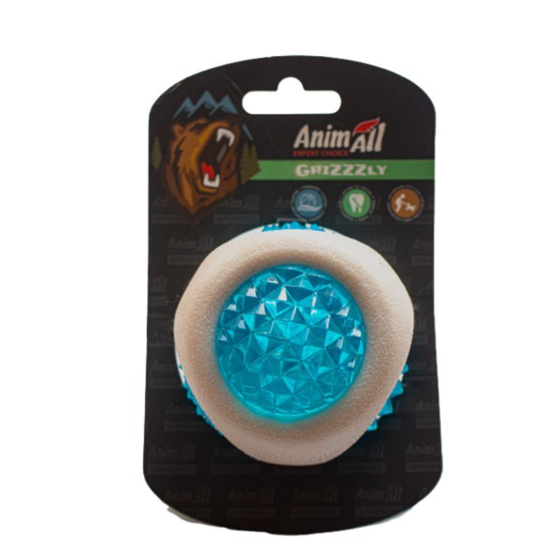 AnimAll (ЕнімАлл) GrizZzly - Іграшка LED-м'яч, що світиться для собак (7,7 см) в E-ZOO