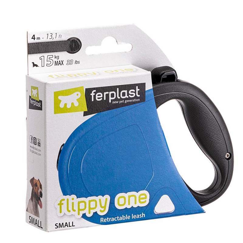 Ferplast (Ферпласт) Flippy One Tape – Поводок-рулетка для собак различных пород с выдвижной лентой (L) в E-ZOO