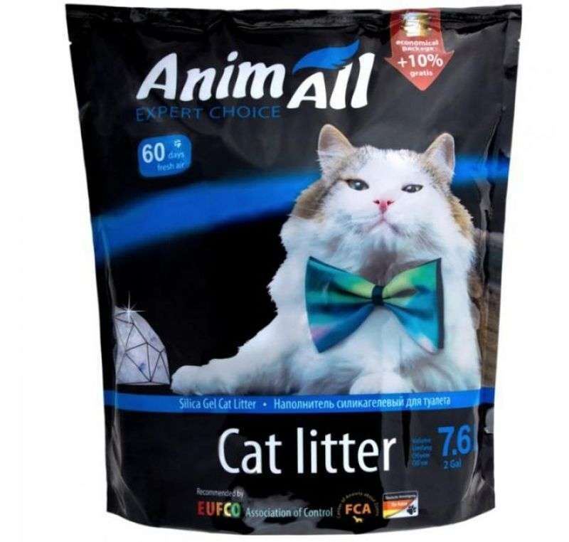 AnimAll (ЭнимАлл) Cat litter Blue valley - Наполнитель силикагелевый Голубая долина для кошачьего туалета (7,6 л) в E-ZOO