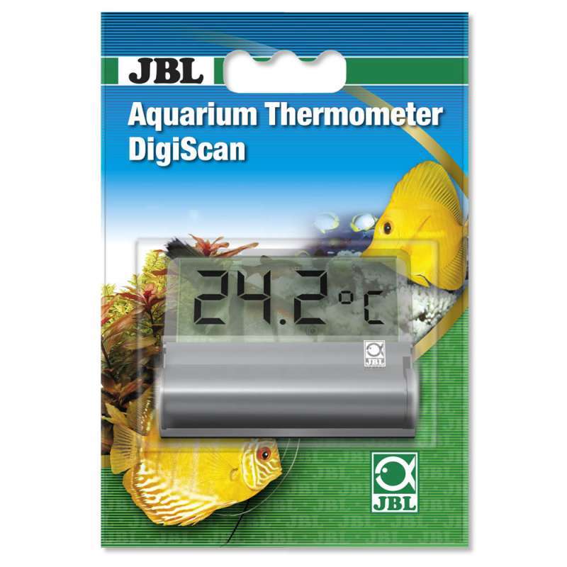 JBL (ДжіБіЕль) Aquarium Thermometer DigiScan - Цифровий акваріумний термометр (65х50 мм) в E-ZOO