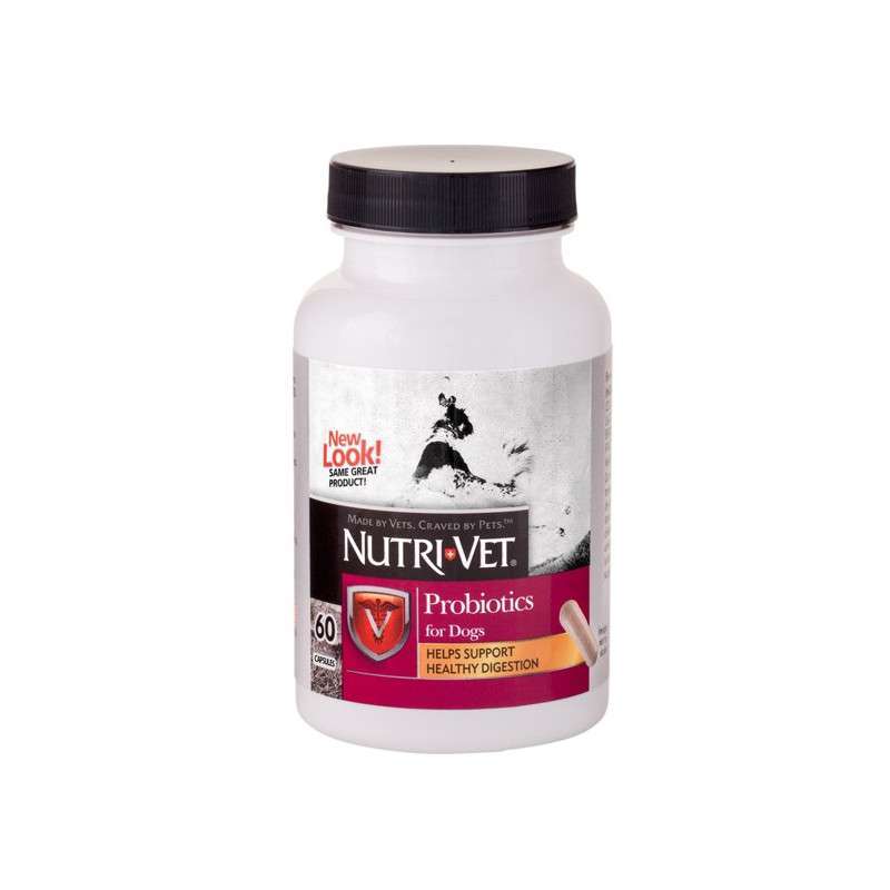 Nutri-Vet (Нутри-Вет) probiotics - Добавка для нормализации пищеварения у собак (60 шт.) в E-ZOO