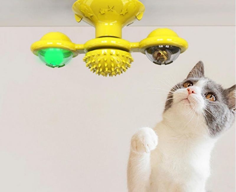 AnimAll (ЭнимАлл) CrazZzy Cat - Интерактивная игрушка на присоске для котов (15,8х3,7х7 см) в E-ZOO