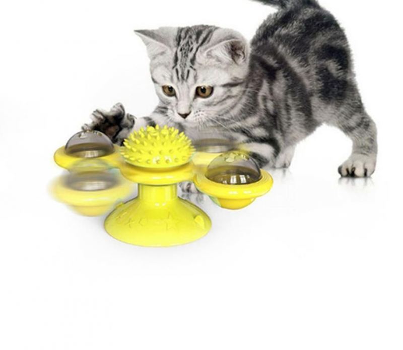 AnimAll (ЭнимАлл) CrazZzy Cat - Интерактивная игрушка на присоске для котов (15,8х3,7х7 см) в E-ZOO
