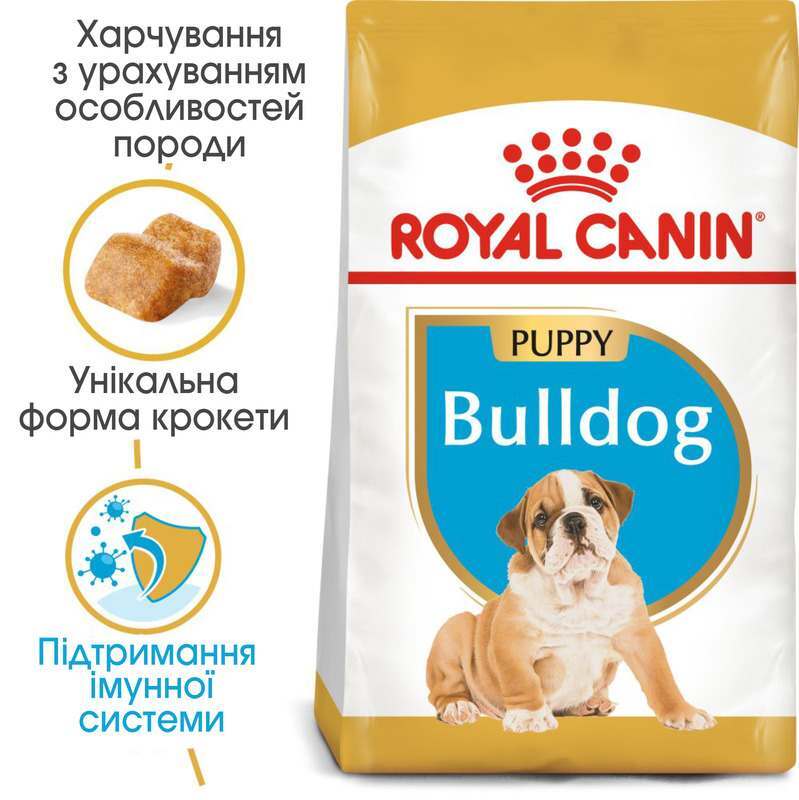 Royal Canin (Роял Канин) Bulldog Puppy - Сухой корм для щенков бульдога (12 кг) в E-ZOO