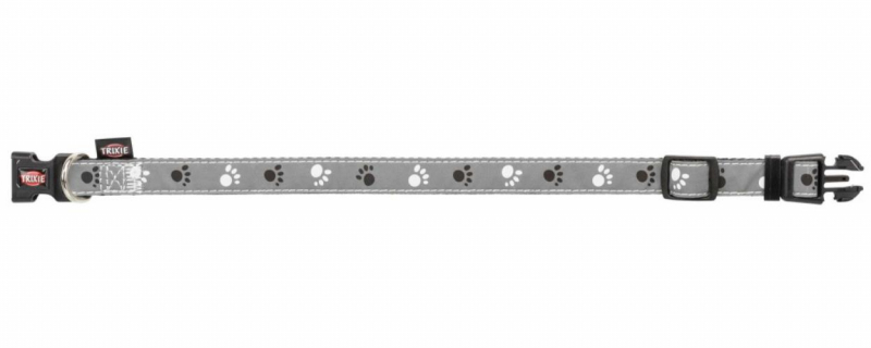 Trixie (Трикси) Silver Reflect Collar - Ошейник для собак светоотражающий с лапками (XS-S) в E-ZOO