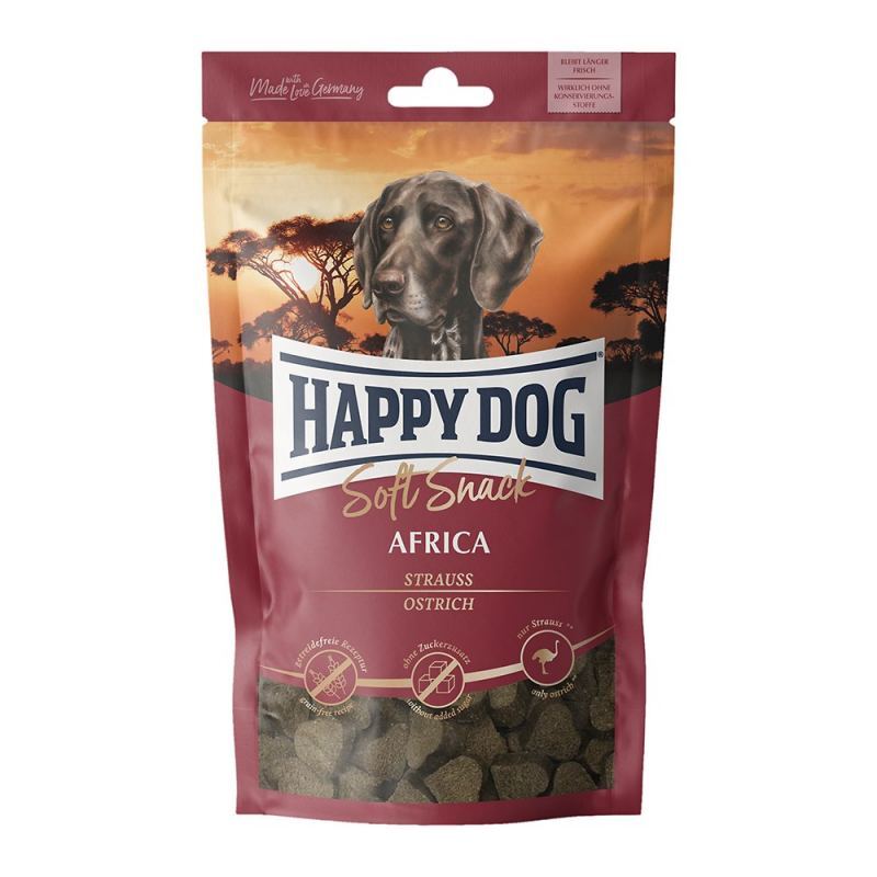 Happy Dog (Хеппи Дог) SoftSnack Africa - Мягкие снеки со страусом и картофелем для собак различних пород (100 г) в E-ZOO