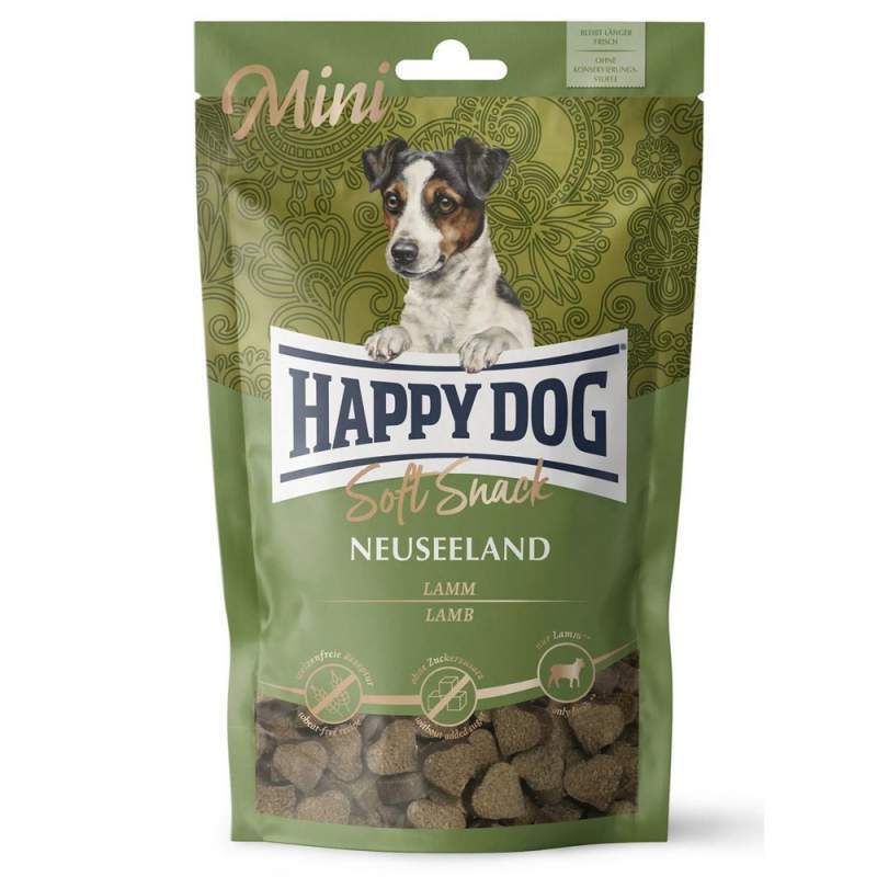 Happy Dog (Хеппи Дог) SoftSnack Mini Neuseeland - Мягкие снеки с ягненком и рисом для собак мелких пород (100 г) в E-ZOO