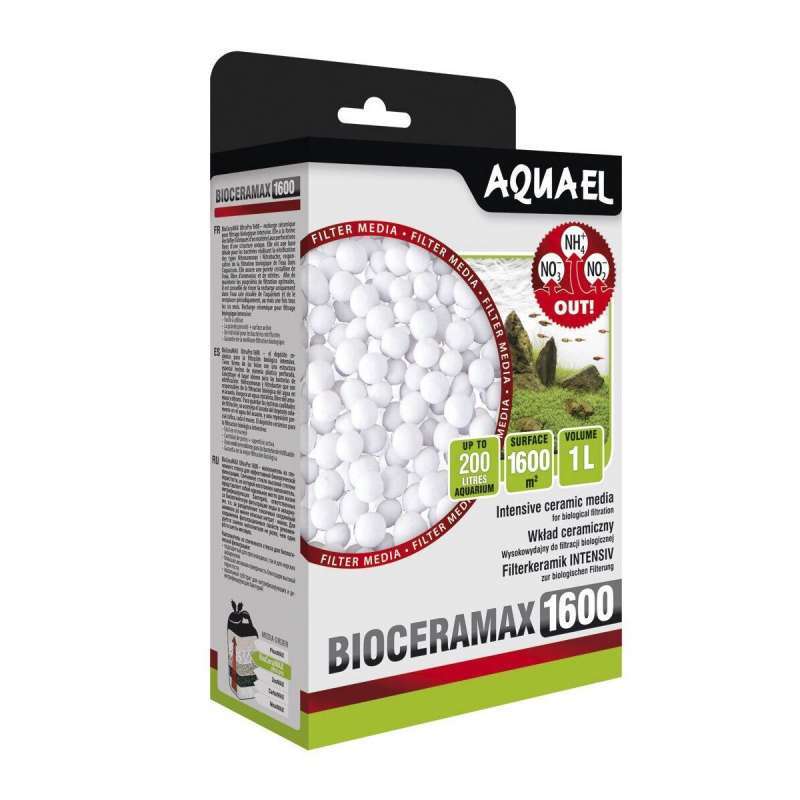 AquaEL (АкваЕль) BioCeraMax - Наповнювач для фільтра у вигляді керамічних кульок (UltraPro 1600) в E-ZOO