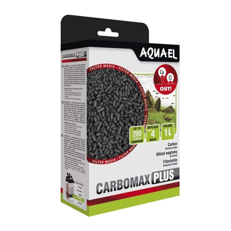 AquaEL (АкваЕль) CarboMax Plus - Наповнювач-активоване вугілля для фільтра (2х500 мл) в E-ZOO