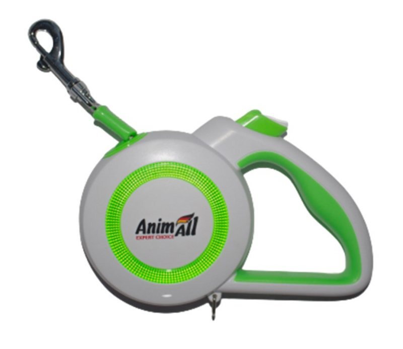 AnimAll (ЭнимАлл) Reflector - Поводок-рулетка для собак, лента (3 м, до 15 кг) (S) в E-ZOO