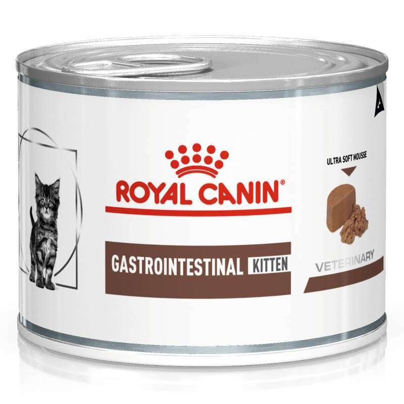 Royal Canin (Роял Канин) Gastrointestinal Kitten - Консервированный корм, диета для котят при расстройствах пищеварения (мусс) (195 г) в E-ZOO