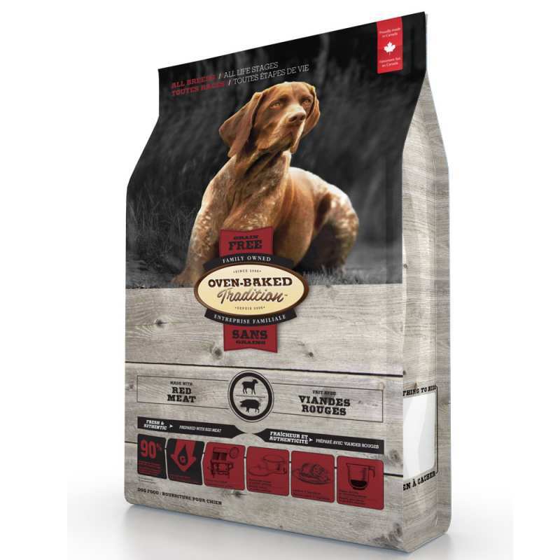 Oven-Baked (Овен-Бекет) Tradition Grain-Free Red Meat Dog All Breeds - Беззерновий сухий корм зі свіжим червоним м'ясом для собак різних порід на всіх стадіях життя (2,27 кг) в E-ZOO