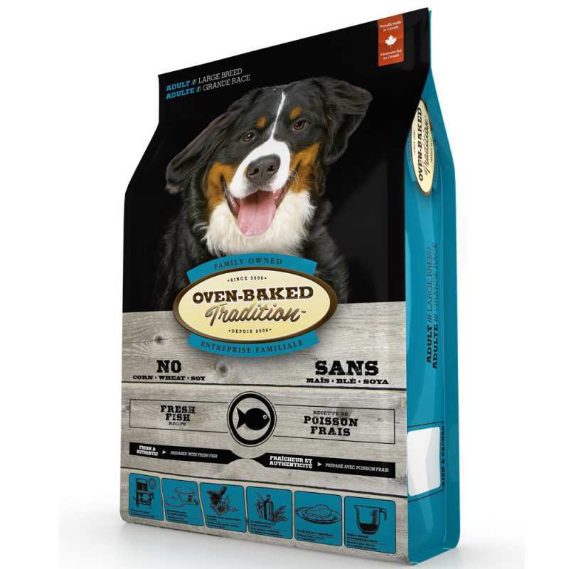 Oven-Baked (Овен-Бекет) Tradition Fish Adult Dog Large Breeds - Cухий корм зі свіжим м'ясом риби для дорослих собак великих порід (11,34 кг) в E-ZOO