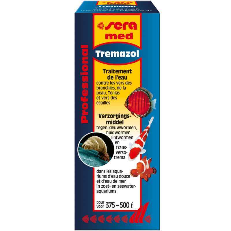 Sera (Сера) med Professional Tremazol - Кондиционер для воды Тремацоль против жаберных и кожных червей, а также ленточных червей (25 мл) в E-ZOO