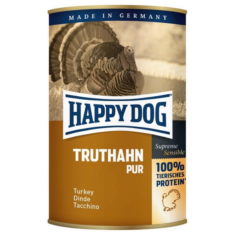 Happy Dog (Хеппі Дог) Turkey Pure - Консервований корм з індичкою для собак всіх порід (400 г) в E-ZOO