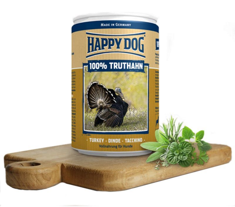 Happy Dog (Хеппи Дог) Turkey Pure - Консервированный корм с индейкой для собак всех пород (400 г) в E-ZOO