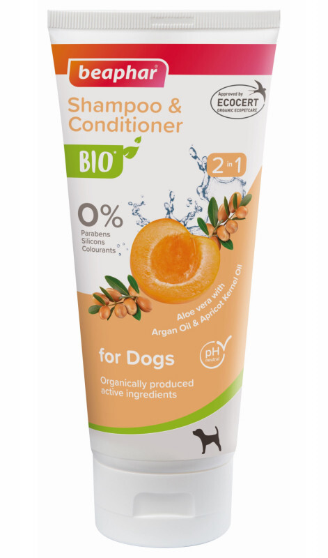 Beaphar (Беафар) Bio Shampoo&Conditioner 2 in 1 - Шампунь-кондиционер для восстановления шерсти собак (200 мл) в E-ZOO