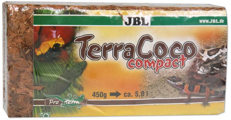 JBL (ДжиБиЭль) TerraCoco Compact - Донный грунт для любых террариумов из кокосовых чипсов (450 г / 5 л) в E-ZOO