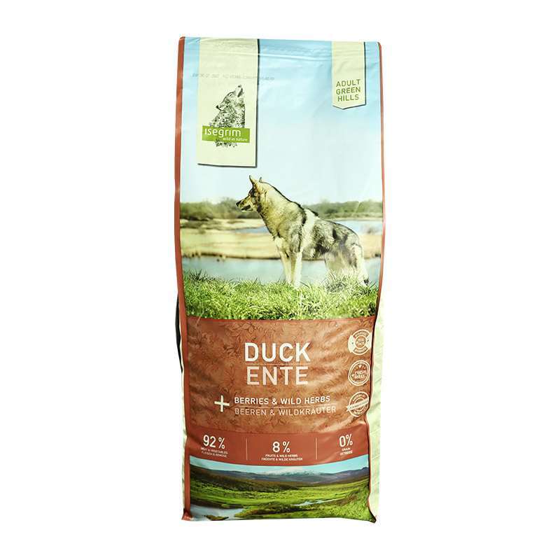 Isegrim (Ізегрім) Green Hills Adult Duck with Berries - Сухий корм з качкою, ягодами і дикорослими травами для дорослих собак (12 кг) в E-ZOO