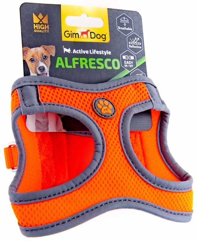 GimDog (ДжимДог) Alfresco Mesh Harntsses – Шлея для собак из неопрена (37-40 см) в E-ZOO