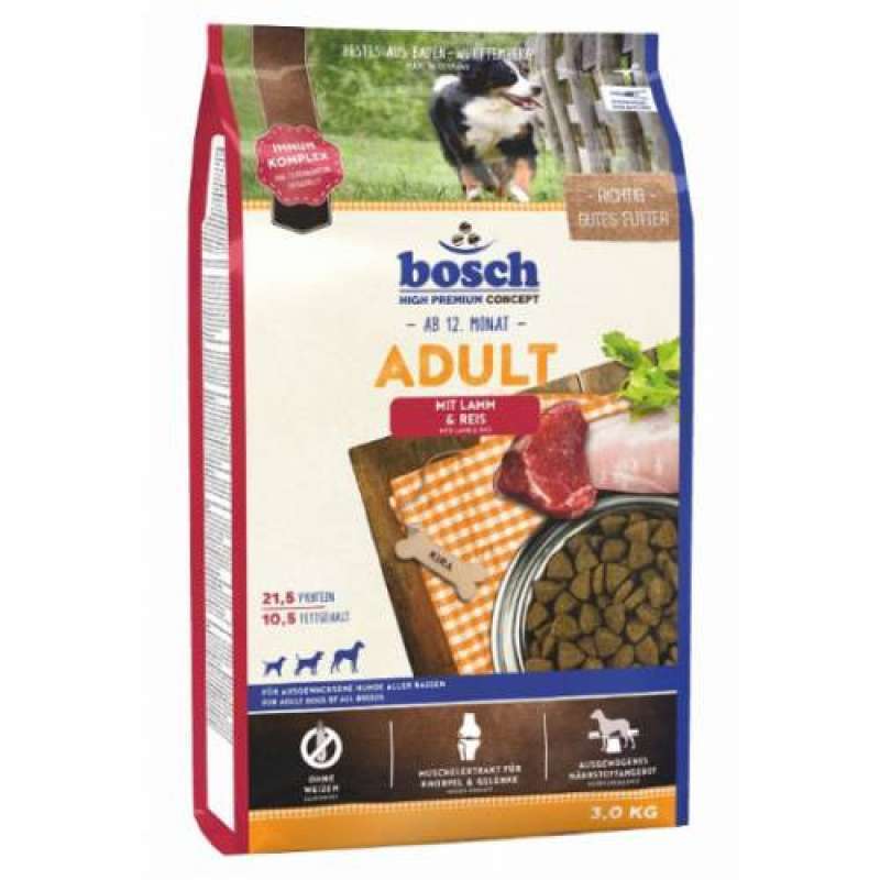 Bosch (Бош) Adult Lamb and Rice - Сухой корм с ягненком и рисом для взрослых собак - Фото 2