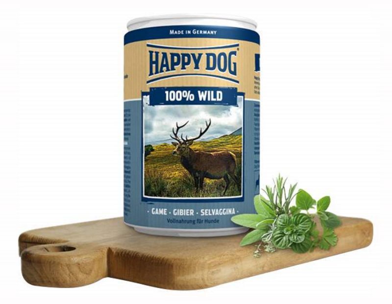 Happy Dog (Хеппи Дог) Wild - Консервированный корм с дичью для собак всех пород (400 г) в E-ZOO