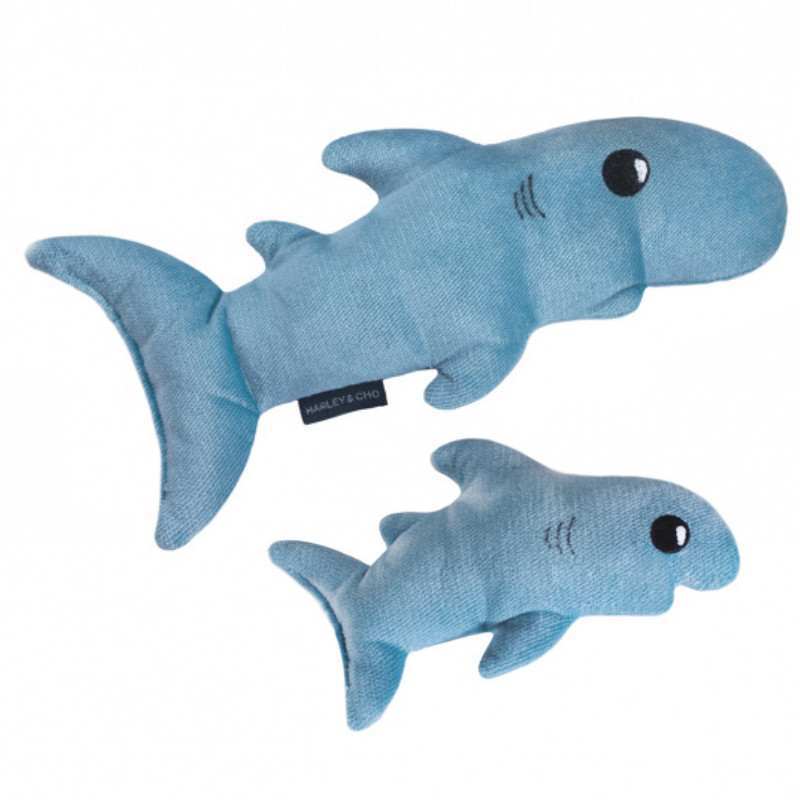 HARLEY & CHO (Харли энд Чо) Акула-Каракула игрушка для собак и котов (S) в E-ZOO