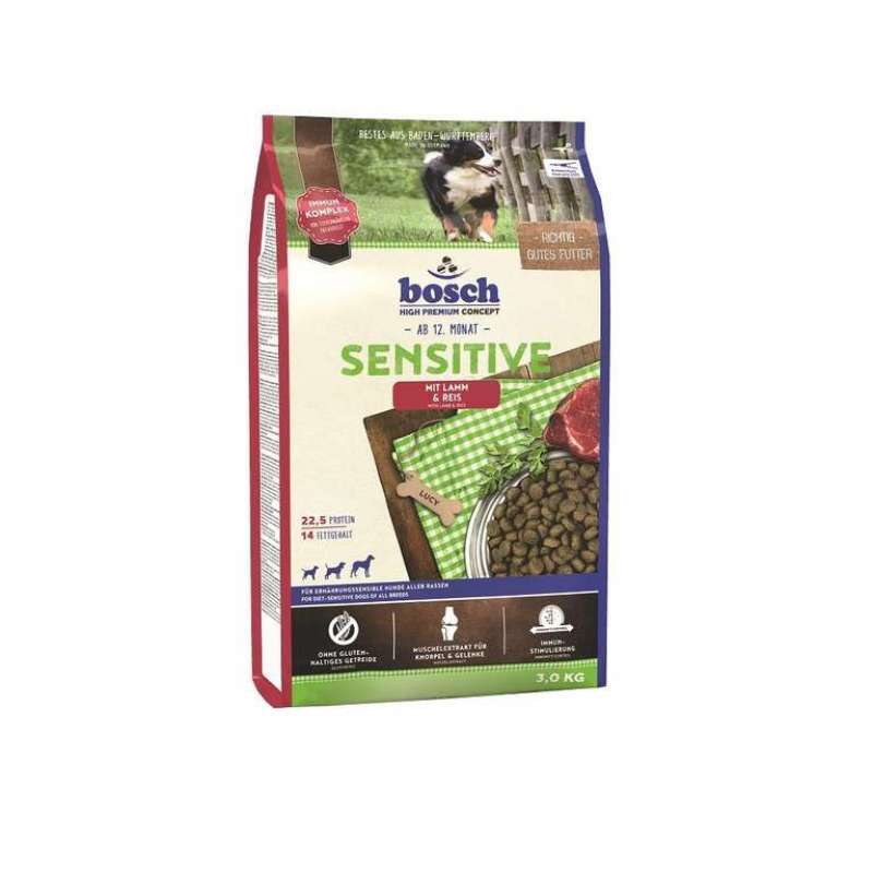 Bosch (Бош) Sensitive Lamb & Rice - Сухой корм с ягненком и рисом для взрослых собак склонных к аллергии (1 кг) в E-ZOO
