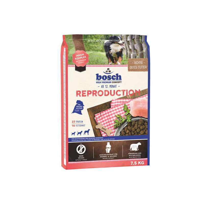 Bosch (Бош) Reproduction - Сухий корм для вагітних і годуючих самок (7,5 кг) в E-ZOO
