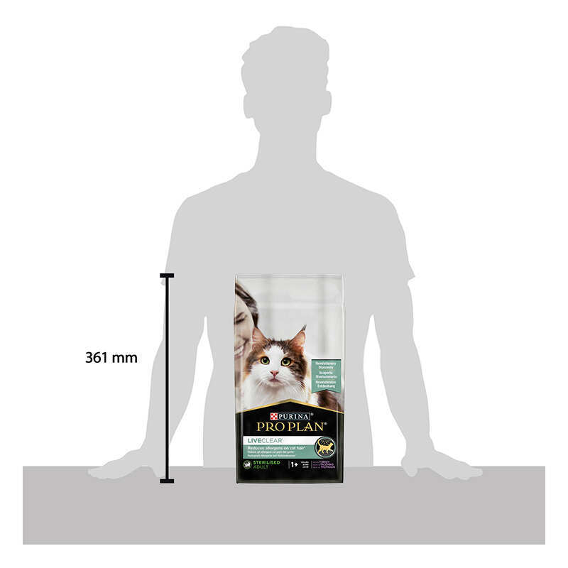 Purina Pro Plan (Пурина Про План) LiveClear Sterilised Turkey - Сухой полнорационный корм с индейкой для стерилизованных котов и кошек от 1 года (1,4 кг) в E-ZOO