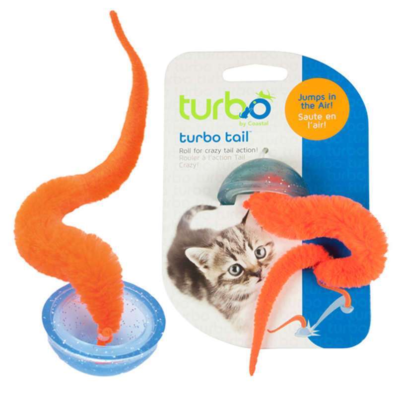 Coastal (Костал) Turbo Tail Pop Up - Интерактивная игрушка для котов "Хвост" (19х4,5х2 см) в E-ZOO