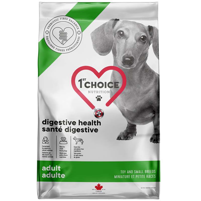 1st Choice (Фест Чойс) Adult Digestive Health Toy and Small - Сухий корм з куркою та бататом для дорослих собак малих порід з проблемами травлення (5 кг) в E-ZOO