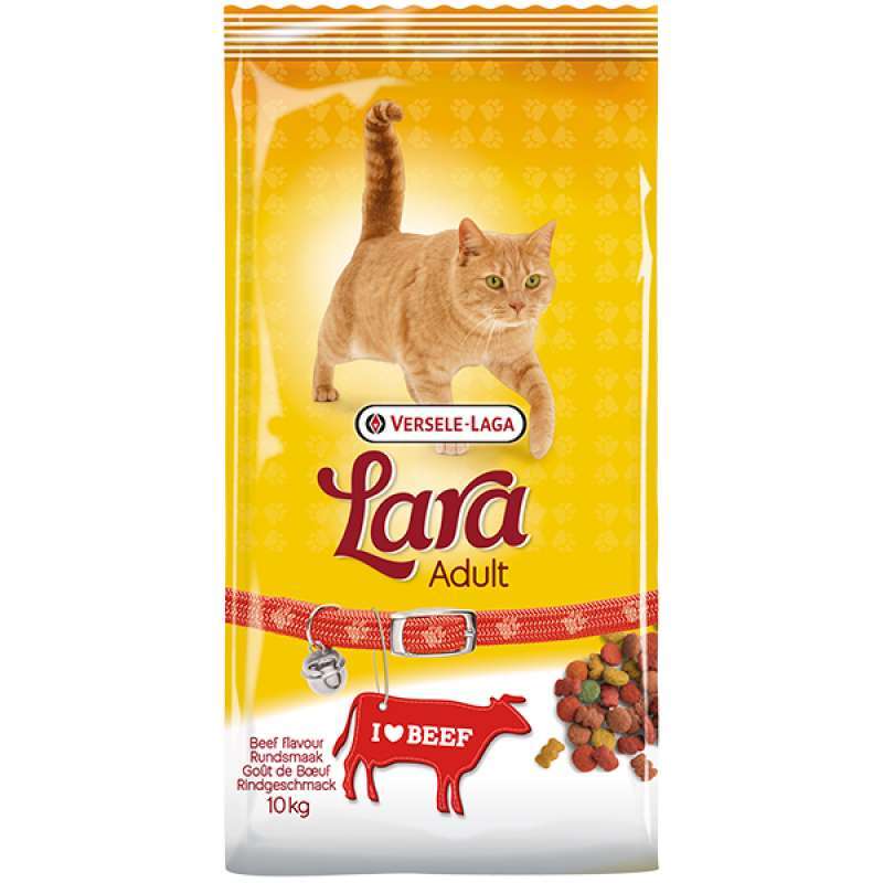 Versele-Laga (Верселя-Лага) Lara Adult Beef flavour - Сухий корм з яловичиною та куркою для дорослих котів (10 кг) в E-ZOO