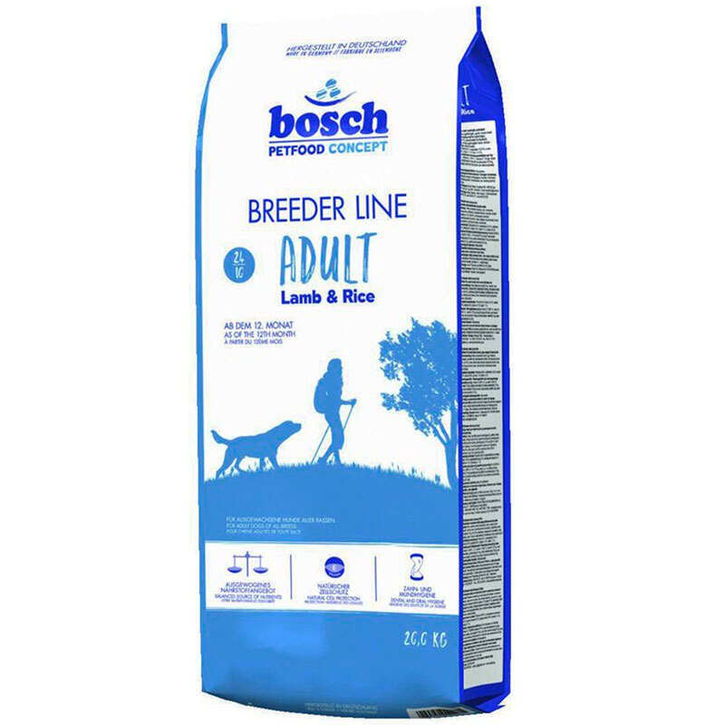 Bosch (Бош) Breeder Line Lamb & Rice - Сухой премиум корм с домашней птицей для взрослых собак средних и крупных пород (20 кг) в E-ZOO