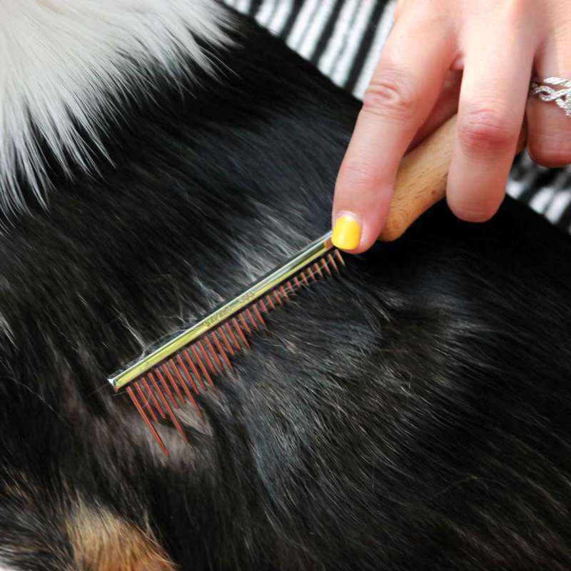 Safari (Сафари) Shedding Long Hair Dog - Расческа для длинной шерсти собак с зубьями разной высоты в E-ZOO
