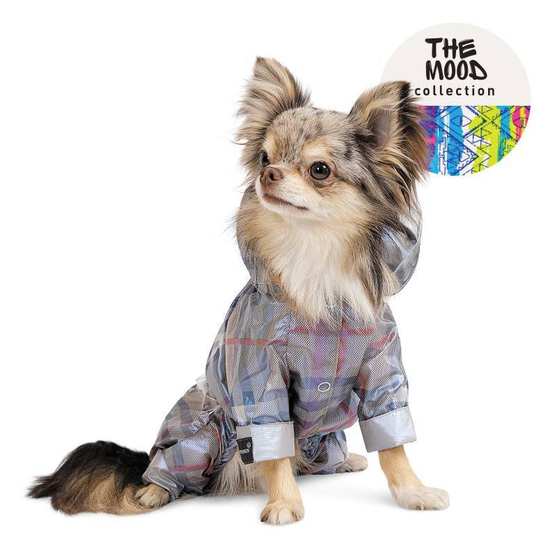 Pet Fashion (Пет Фешн) The Mood Fall - Дождевик для собак (серый) (XS (23-26 см)) в E-ZOO