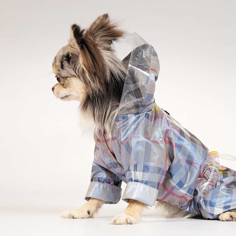 Pet Fashion (Пет Фешн) The Mood Fall - Дощовик для собак (сірий) (XS (23-26 см)) в E-ZOO