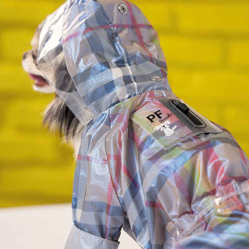 Pet Fashion (Пет Фешн) The Mood Fall - Дождевик для собак (серый) (XS (23-26 см)) в E-ZOO