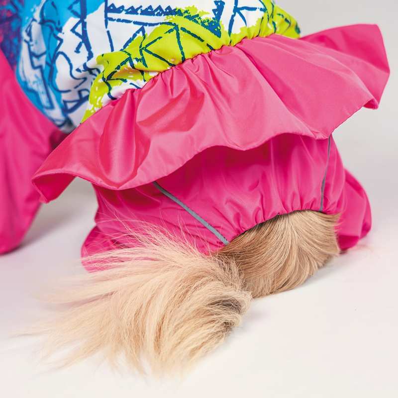 Pet Fashion (Пет Фешн) The Mood Juicy - Дощовик для дівчинки (рожевий) (M (33-36 см)) в E-ZOO