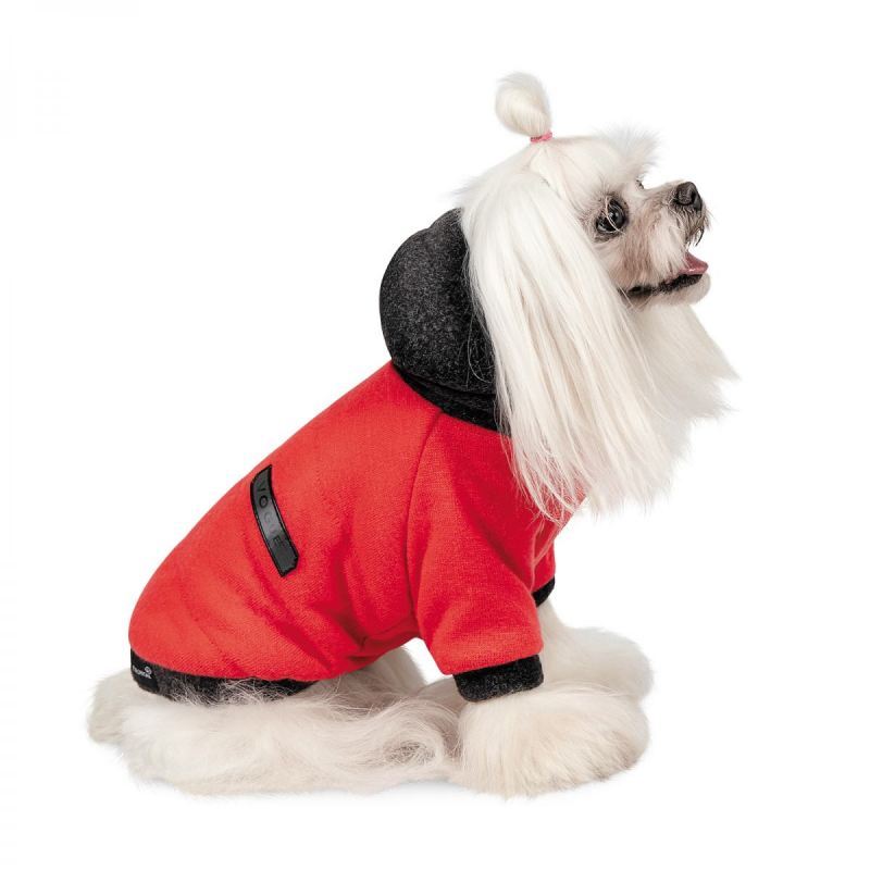 Pet Fashion (Пет Фешн) The Mood Holiday - Толстовка для собак (красная) (XS-2 (26-28 см)) в E-ZOO