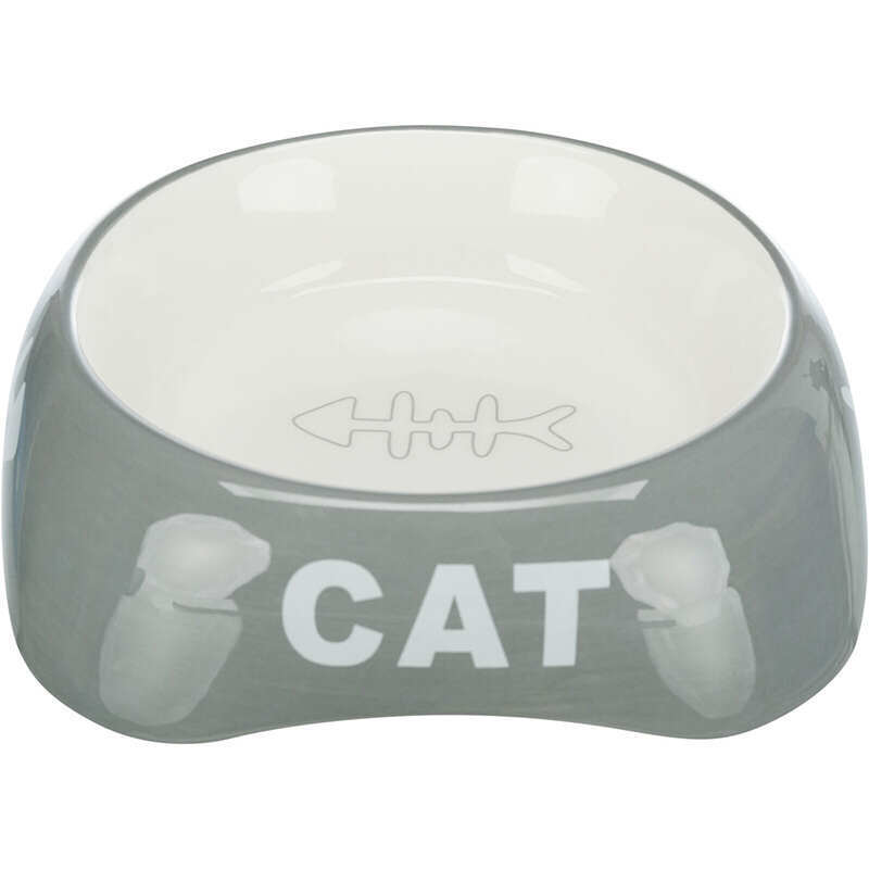 Trixie (Трикси) Ceramic Bowl - Миска керамическая для кошек с рисунком (200 мл) в E-ZOO