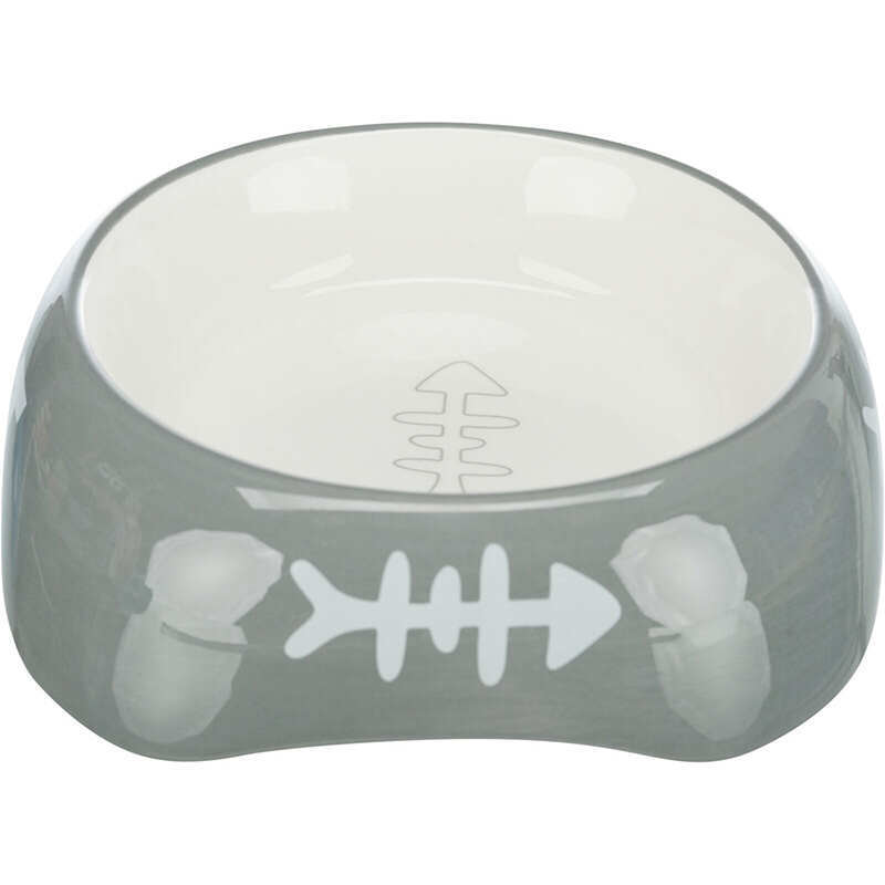 Trixie (Трикси) Ceramic Bowl - Миска керамическая для кошек с рисунком (200 мл) в E-ZOO