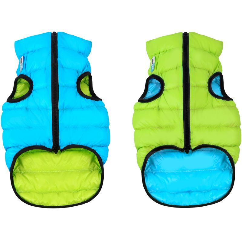 Collar (Коллар) AiryVest - Двустороння курточка для собак (салатова/блакитна) (XS22 (20-22 см)) в E-ZOO