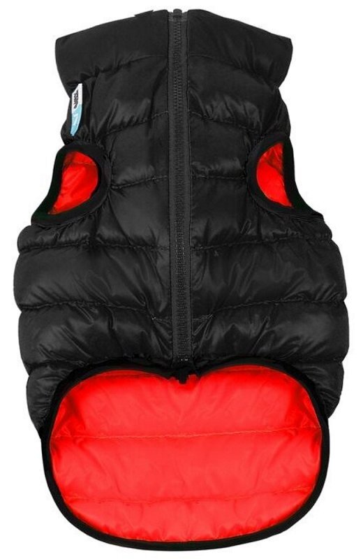 Collar (Коллар) AiryVest - Двусторонняя курточка для собак (красная/черная) (M45 (42-45 см)) в E-ZOO