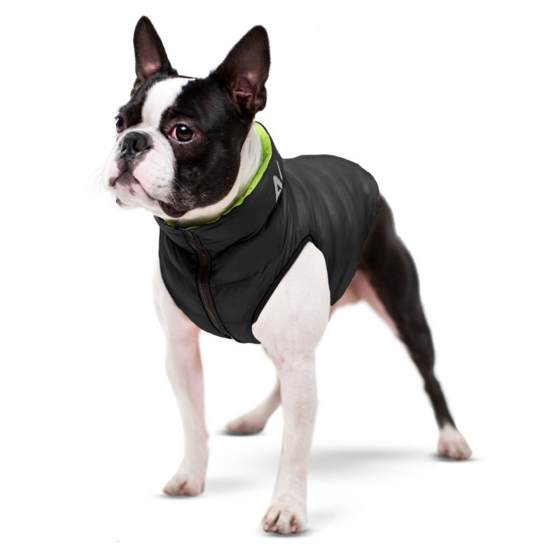 Collar (Коллар) AiryVest - Двустороння курточка для собак (салатова/чорна) (S30 (27-30 см)) в E-ZOO